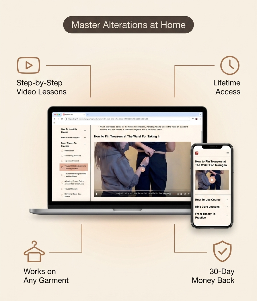 Alter Course Alter It Yourself - Online Clothing Alterations Course – Stitched Fits