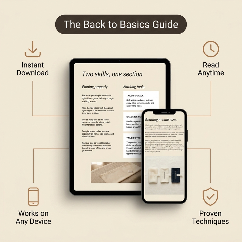 Sewing Refresher Guide